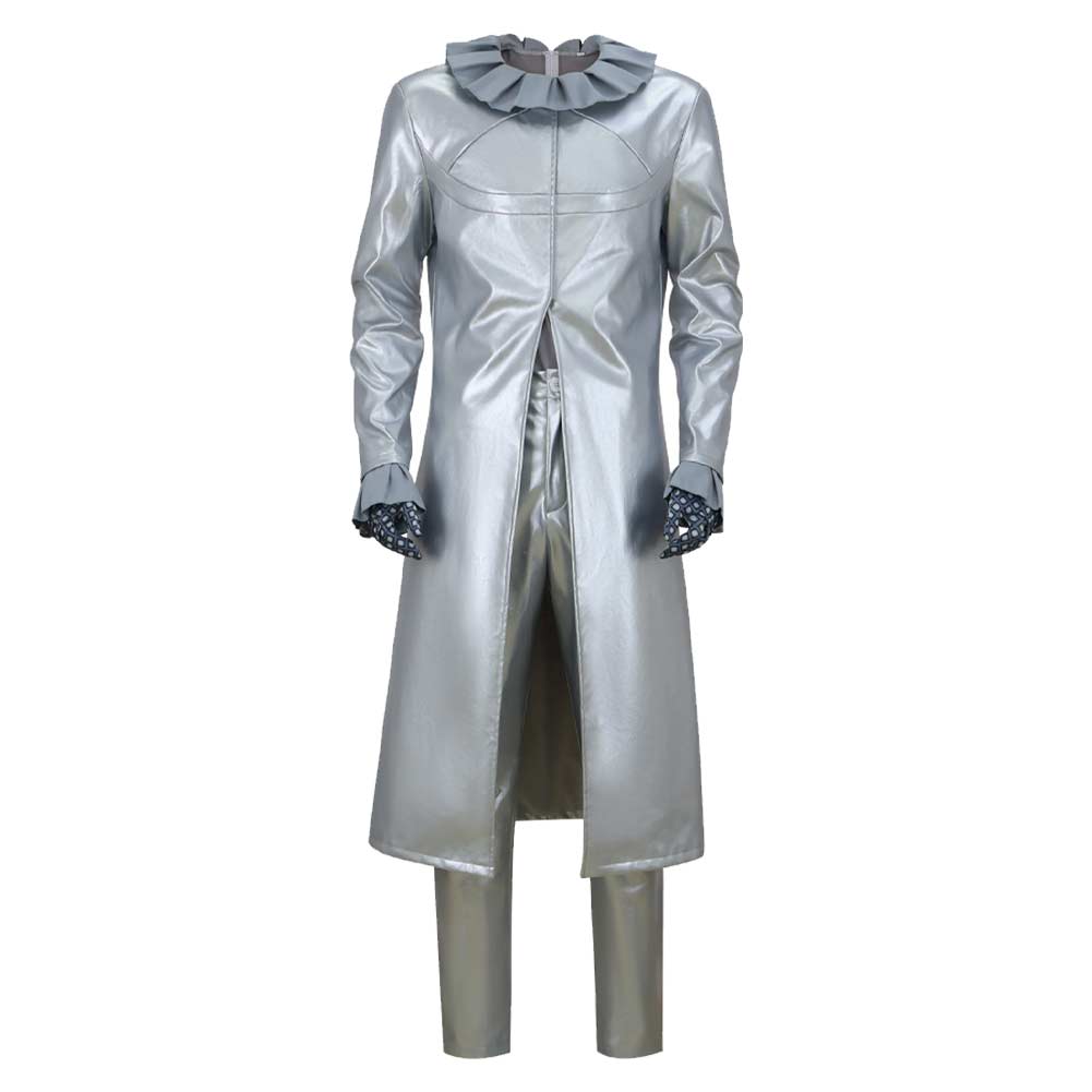 Funny Valentine Silver Leather Set Outfits Cosplay Costume Carnival Suit