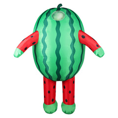Funny Watermelon Inflatable Food Outfits Cosplay Costume Halloween Carnival Suit