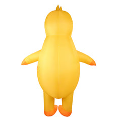 Funny Yellow Duck Inflatable Animal Outfits Cosplay Costume Halloween Carnival Suit