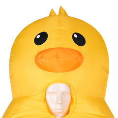 Funny Yellow Duck Inflatable Animal Outfits Cosplay Costume Halloween Carnival Suit