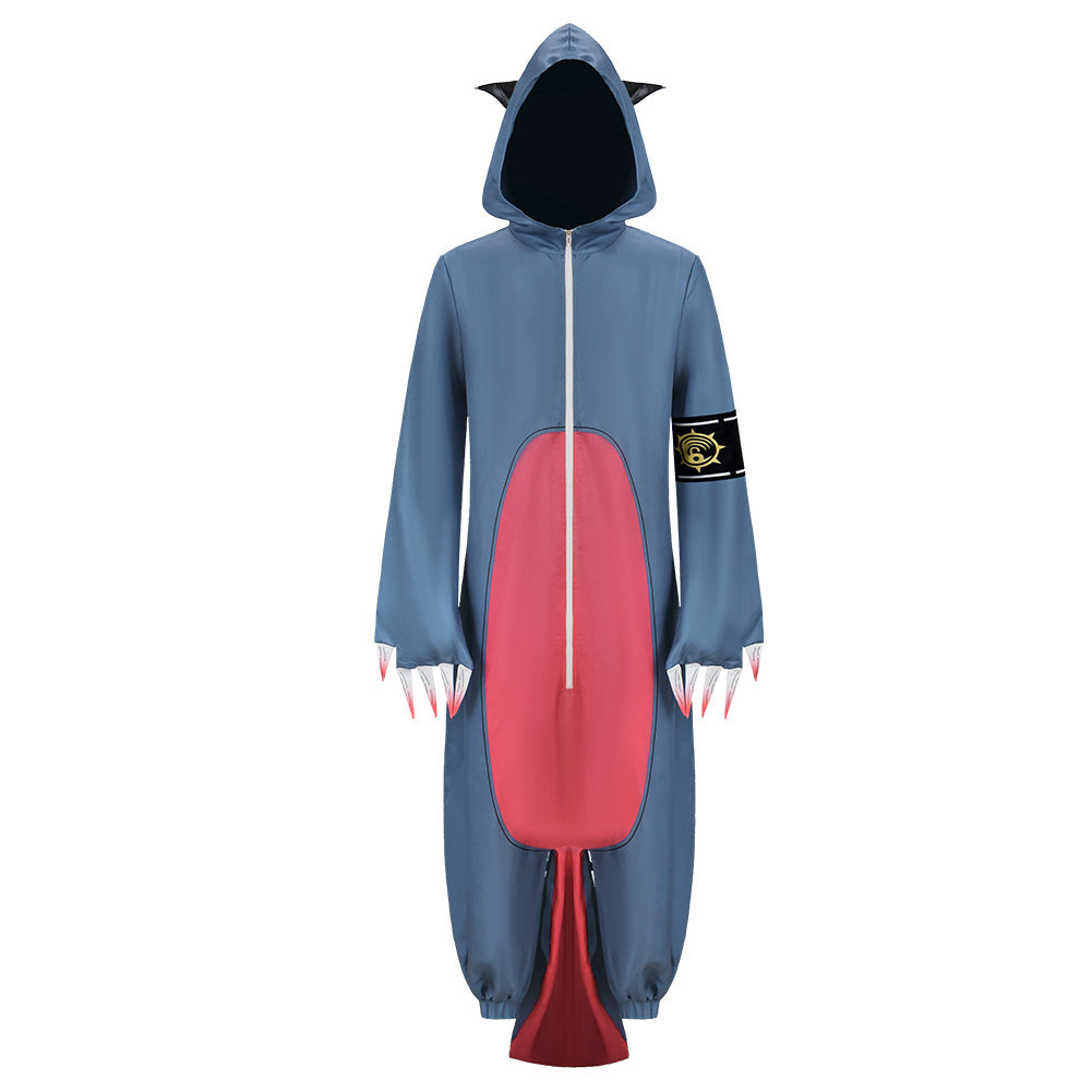 Gachiakuta (2025) Guita Hebby Fantasia Blue Kaiju Jumpsuit Outfits Cosplay Costume