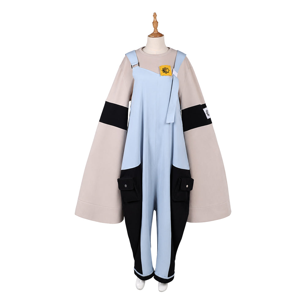 Gachiakuta Dear Santa Blue Overalls Set Outfits Halloween Cosplay Costume