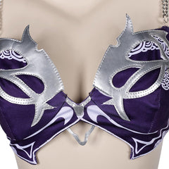 Game Baldur's Gate Shadowheart Purple Swimsuit Outfits Cosplay Costume Halloween Carnival Suit