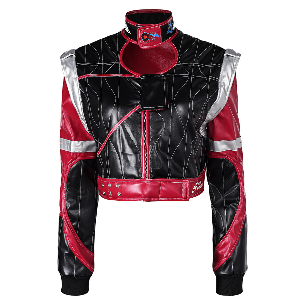 Game Cyberpunk 2077 Panam Palmer Black Jacket Cosplay Costume Outfits Halloween Carnival Suit