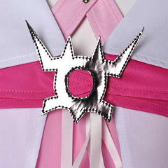 Game Final Fantasy VII Aerith Gainsborough Pink Dress Cosplay Costume Outfits Halloween Carnival Suit