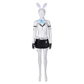 Game Final Fantasy VII Rebirth (2024) Tifa White Bunny Bustier Outfits Cosplay Costume Halloween Carnival Suit