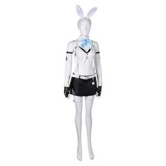 Game Final Fantasy VII Rebirth (2024) Tifa White Bunny Bustier Outfits Cosplay Costume Halloween Carnival Suit