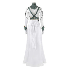 Game Final Fantasy VII Rebirth (2024) Tifa Yuffie Aerith Gold Saucer White Dress Outfits Cosplay Costume Halloween Carnival Suit