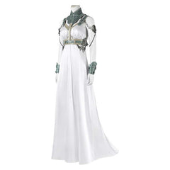 Game Final Fantasy VII Rebirth (2024) Tifa Yuffie Aerith Gold Saucer White Dress Outfits Cosplay Costume Halloween Carnival Suit