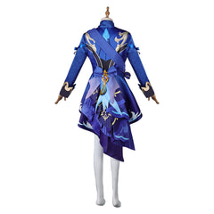 Game Genshin Impact Furina Blue Set Outfits Cosplay Costume Halloween Carnival Suit