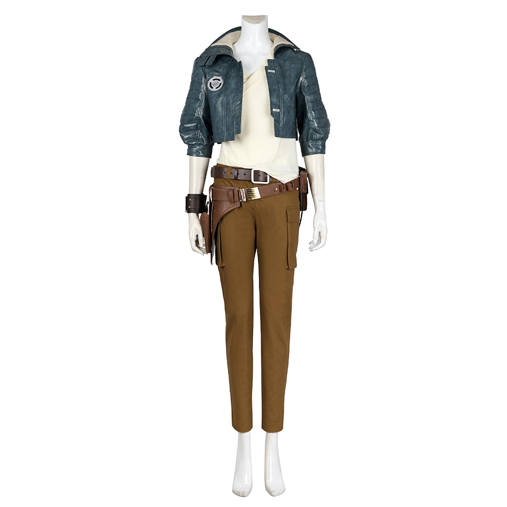 Game Kay Vess Blue Outfits Cosplay Costume Halloween Carnival Suit