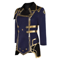 Game League of Legends Caitlyn Blue Uniform Top Outfits Cosplay Costume Halloween Carnival Suit