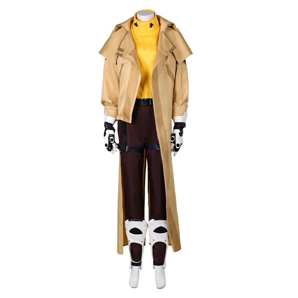 Game Overwatch 2 Venture Yellow Outfits Cosplay Costume Halloween Carnival Suit