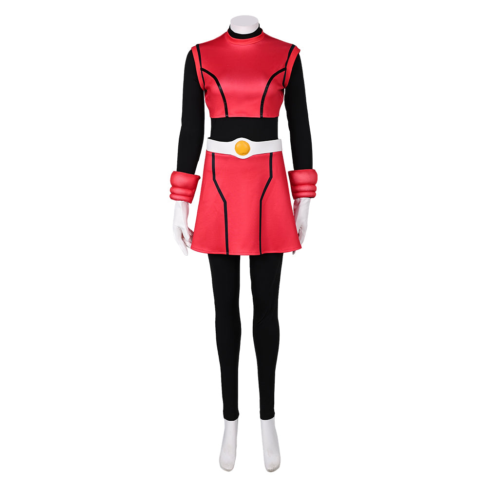 Game Princess Peach: Showtime! 2024 Mighty Peach Red Set Outfits Cosplay Costume Halloween Carnival Suit