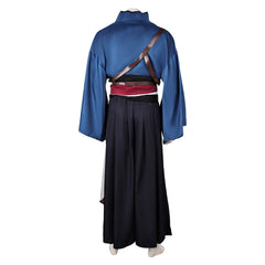 Game Rise of the Ronin Ronin Blue Kimono Outfits Cosplay Costume Halloween Carnival Suit
