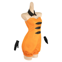 Game Splatoon Callie Orange Halloween Jumpsuit Outfits Cosplay Costume Carnival Suit