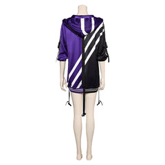 Game Tekken 8 (2024) Reina Black Coat Cosplay Costume Outfits Halloween Carnival Suit