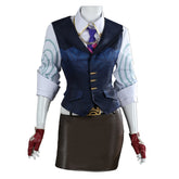 Game Valorant Chamber Women Dress Outfits Cosplay Costume Halloween Carnival Suit