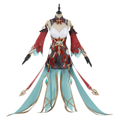 Genshin Impact Alice Red Set Outfits Cosplay Costume Halloween Suit