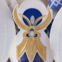 Genshin Impact Columbina White Blue Set Outfits Cosplay Costume