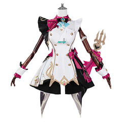 Genshin Impact Escoffier White Dress Set Outfits Cosplay Costume