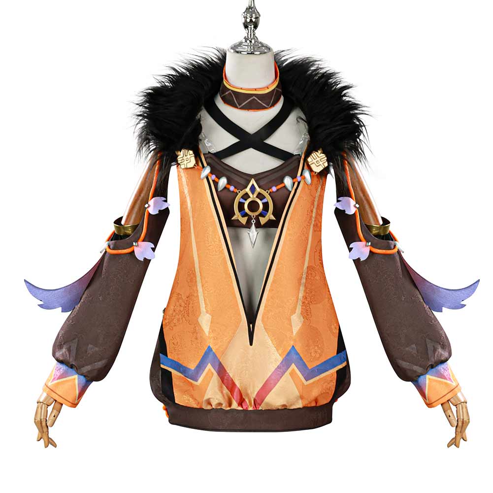 Genshin Impact Iansan Yellow Outfits Cosplay Costume Halloween Carnival Suit