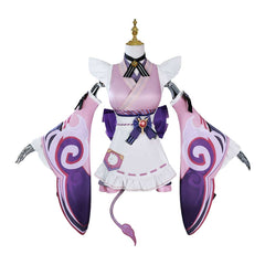 Genshin Impact Yumemizuki Mizuki Pink Outfits Cosplay Costume Carnival Suit