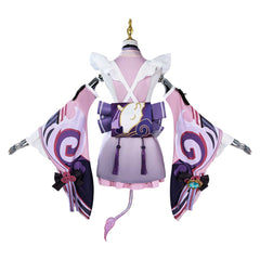 Genshin Impact Yumemizuki Mizuki Pink Outfits Cosplay Costume Carnival Suit