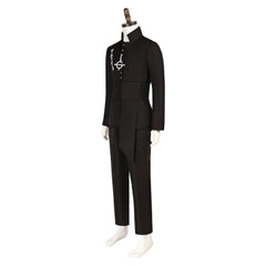 Ghost Aether Black Suit Outfits Cosplay Stage Costume Carnival Suit