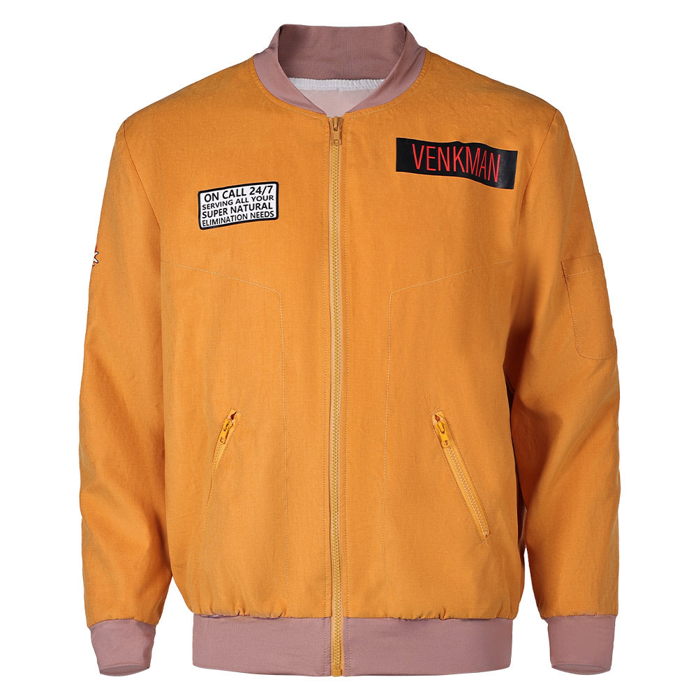 Ghostbusters (2024) Venkman Yellow Uniform Coat Jacket Outfits Cosplay Costume Halloween Carnival Suit