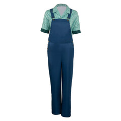Ghostbusters Phoebe Spengler Blue Overalls Set Outfits Cosplay Costume