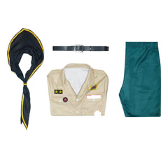 Ghosts Pete Martino Scout Beige Blue Set Outfits Halloween Cosplay Costume