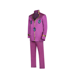 Giorno Giovanna Purple Suit Set Outfits Cosplay Costume Halloween Carnival Suit