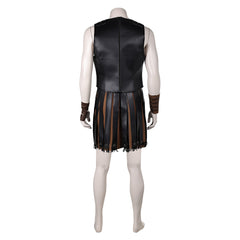 Gladiator 2 (2024) Lucius Black Outfits Cosplay Costume Halloween Carnival Suit