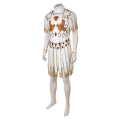 Gladiator 2 (2024) Marcus Acacius White Leather Outfits Cosplay Costume