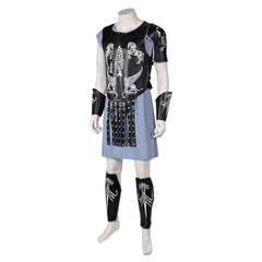 Gladiator 2 (2024) Maximus Black Blue Combat Uniform Outfits Cosplay Costume
