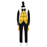 Gravity Falls Bill Cipher Yellow Set Outfits Cosplay Costume Carnival Suit
