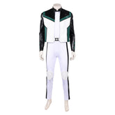 Green Lantern Black White Jumpsuit Jacket Set Outfits Cosplay Costume