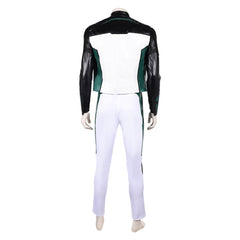 Green Lantern Black White Jumpsuit Jacket Set Outfits Cosplay Costume