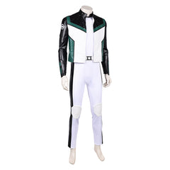 Green Lantern Black White Jumpsuit Jacket Set Outfits Cosplay Costume