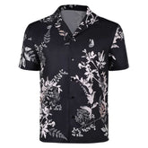GTA 6 (2026) Jason Duval Black Printed Summer Shirt Outfits Cosplay Costume