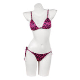 GTA 6 (2026) Lucia Caminos Pink Leopard Bikinis Swimsuit Outfits Cosplay Costume