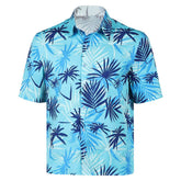 GTA 6 (2026) Tommy Vercetti Blue Printed Summer Shirt Outfits Cosplay Costume