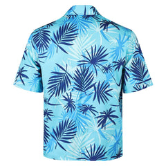 GTA 6 (2026) Tommy Vercetti Blue Printed Summer Shirt Outfits Cosplay Costume