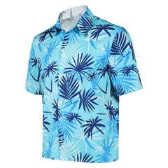 GTA 6 (2026) Tommy Vercetti Blue Printed Summer Shirt Outfits Cosplay Costume