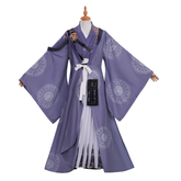Where Winds Meet (2025) Guyun Sect Purple Set Wuxia Hanfu Outfits Cosplay Costume
