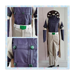 Gyro Zeppeli Blue Set Outfits Cosplay Costume Halloween Carnival Suit