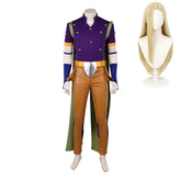 Gyro Zeppeli Purple Brown Cowboy Set Outfits Cosplay Costume Halloween Suit