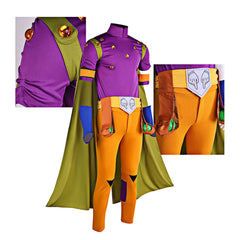 Gyro Zeppeli Purple Yellow Cowboy Set Outfits Cosplay Costume Suit