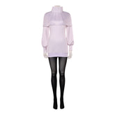 Hana Kurusu White Top Set Outfits Cosplay Costume Halloween Suit